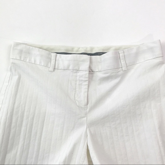 Express Size 4 Editor Pants Striped White - Picture 3 of 6